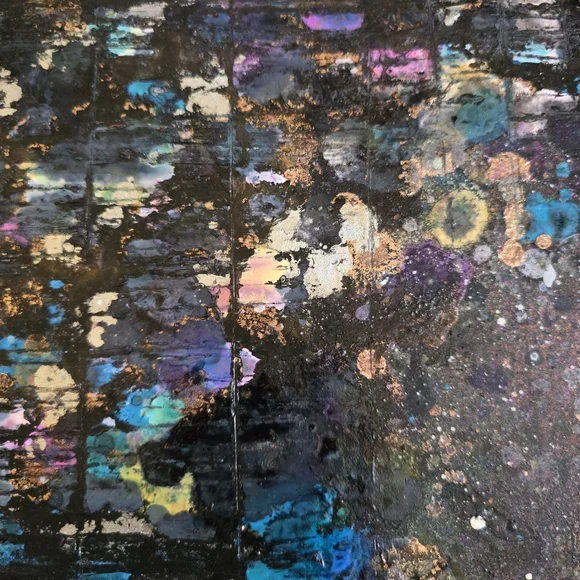 HANDCRAFTED Abstract Painting HANDMADE Artwork HANDPAINTED Wall Art Decor 20x30